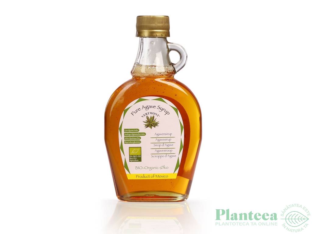 Sirop agave pur bio 320g - VERTMONT