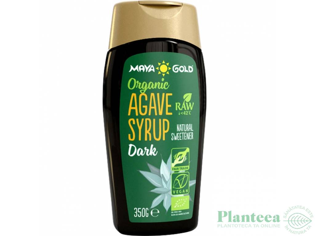 Sirop agave brun raw bio 350g - MAYA GOLD