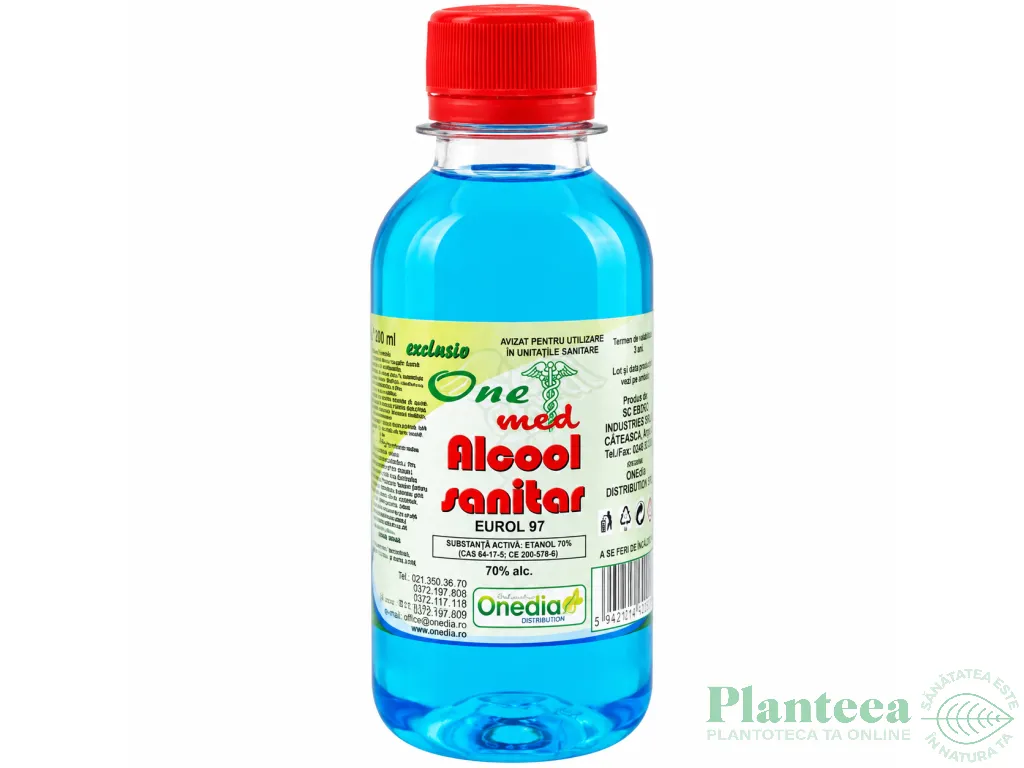 Alcool sanitar 70% 200ml - ONE MED