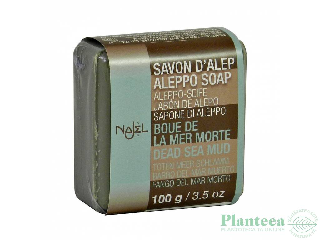 Sapun alep namol marea moarta 100g - NAJEL BASIC