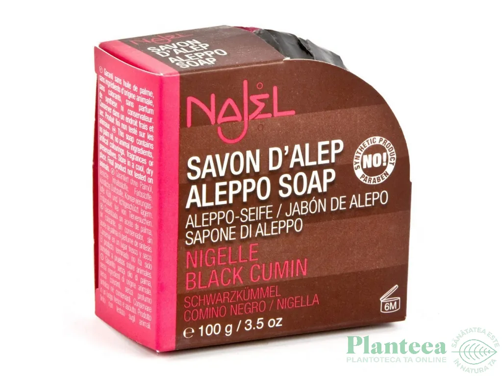 Sapun alep chimion negru 100g - NAJEL BASIC