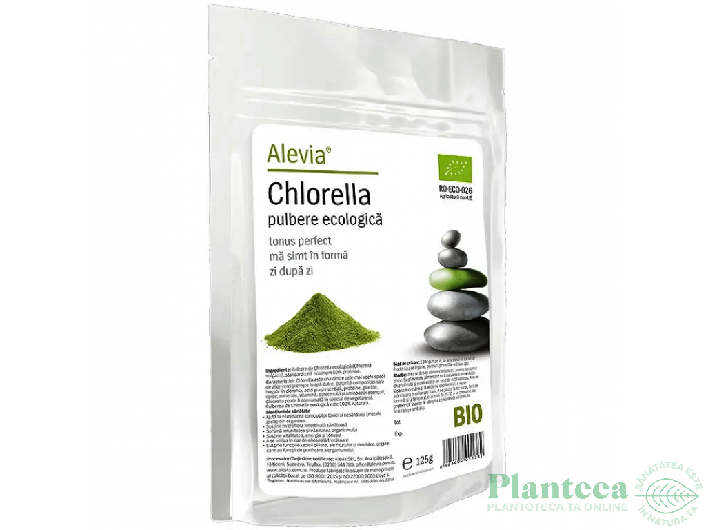 Pulbere chlorella eco 125g - ALEVIA