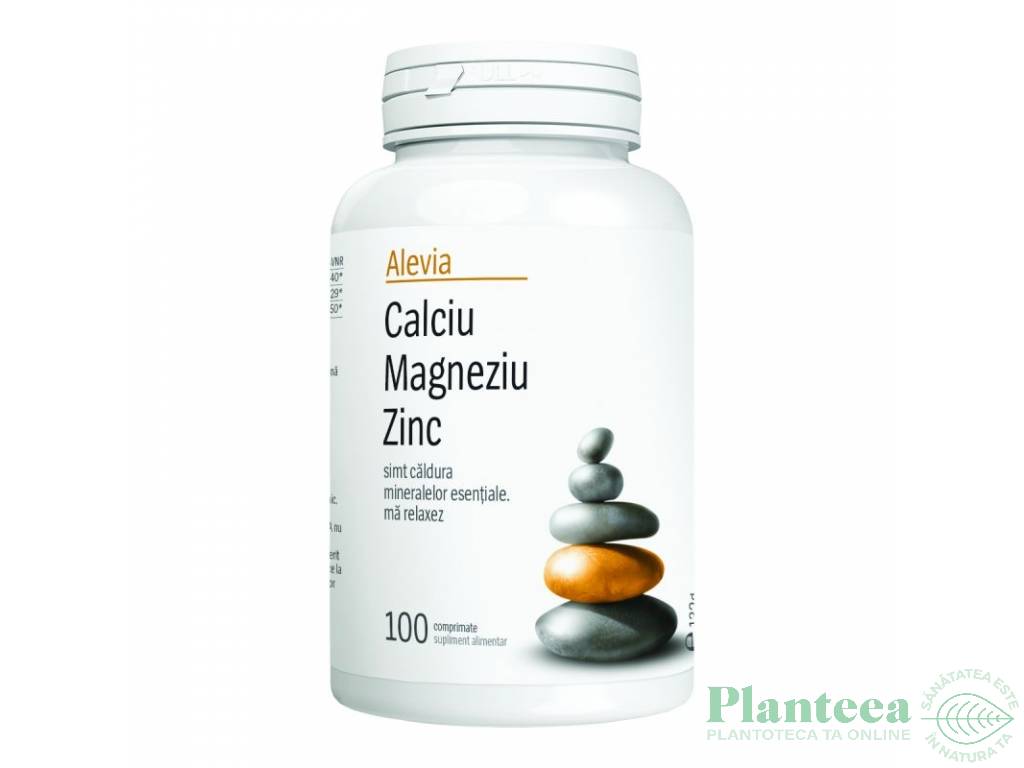 Calciu Mg Zn 100cp - ALEVIA