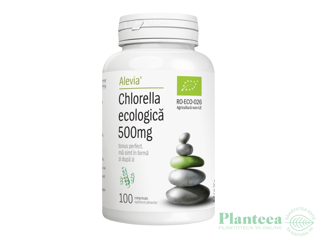 Chlorella 500mg bio 100cps - ALEVIA
