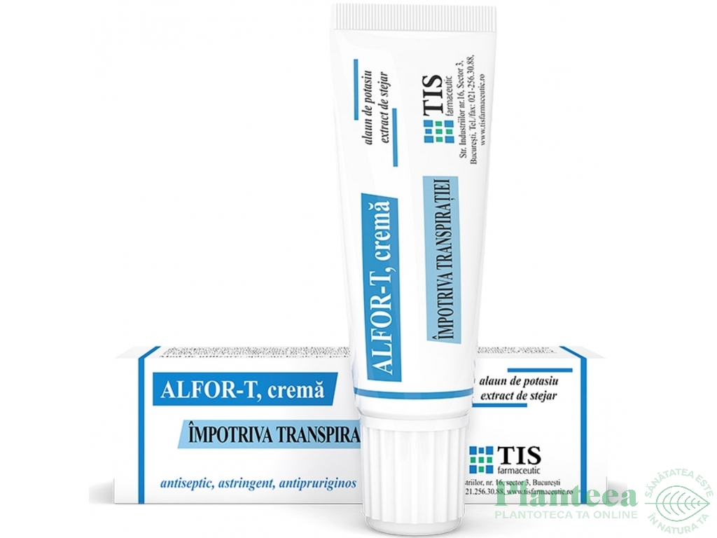 Crema imp transpiratiei AlforT DermoTis 20ml - TIS