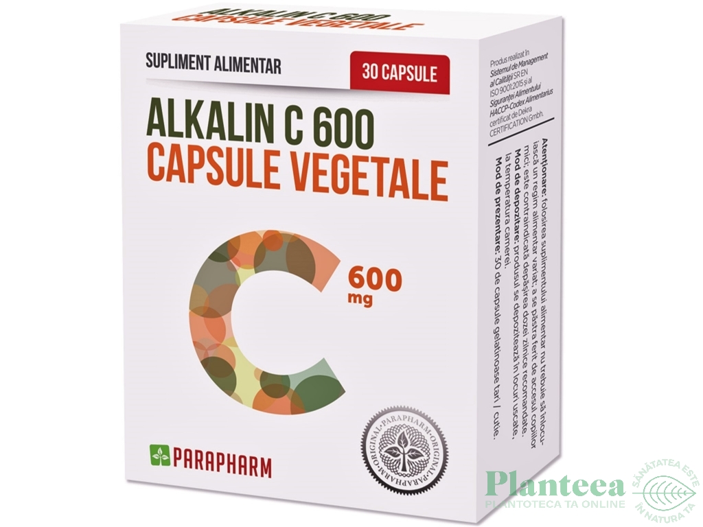 Alkalin C 600mg 30cps - PARAPHARM