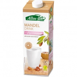 Lapte migdale simplu agave fara gluten 1L - ALLOS