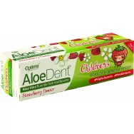 Pasta dinti aloe vera copii fara fluor AloeDent 50ml - OPTIMA HEALTH