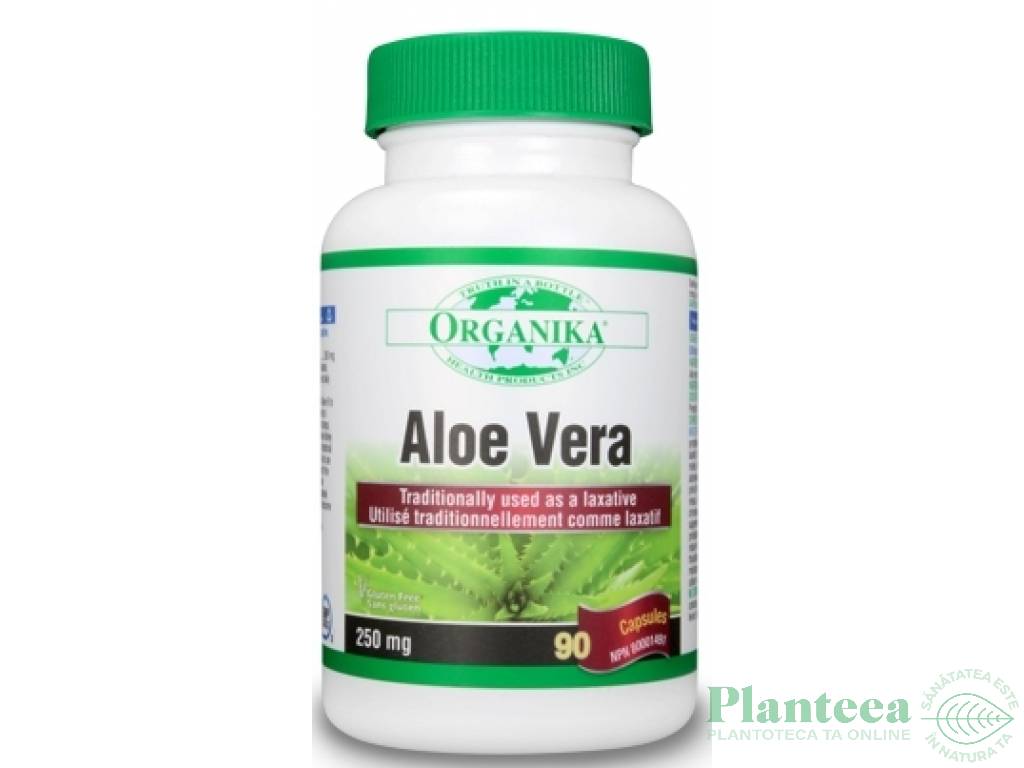 Aloe vera 250mg 90cps - ORGANIKA HEALTH