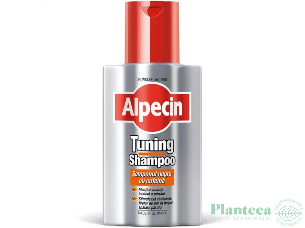 Sampon negru cofeina Alpecin Tuning 200ml - DR WOLFF