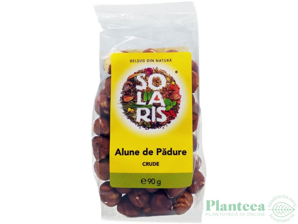 Alune padure crude intregi 90g - SOLARIS