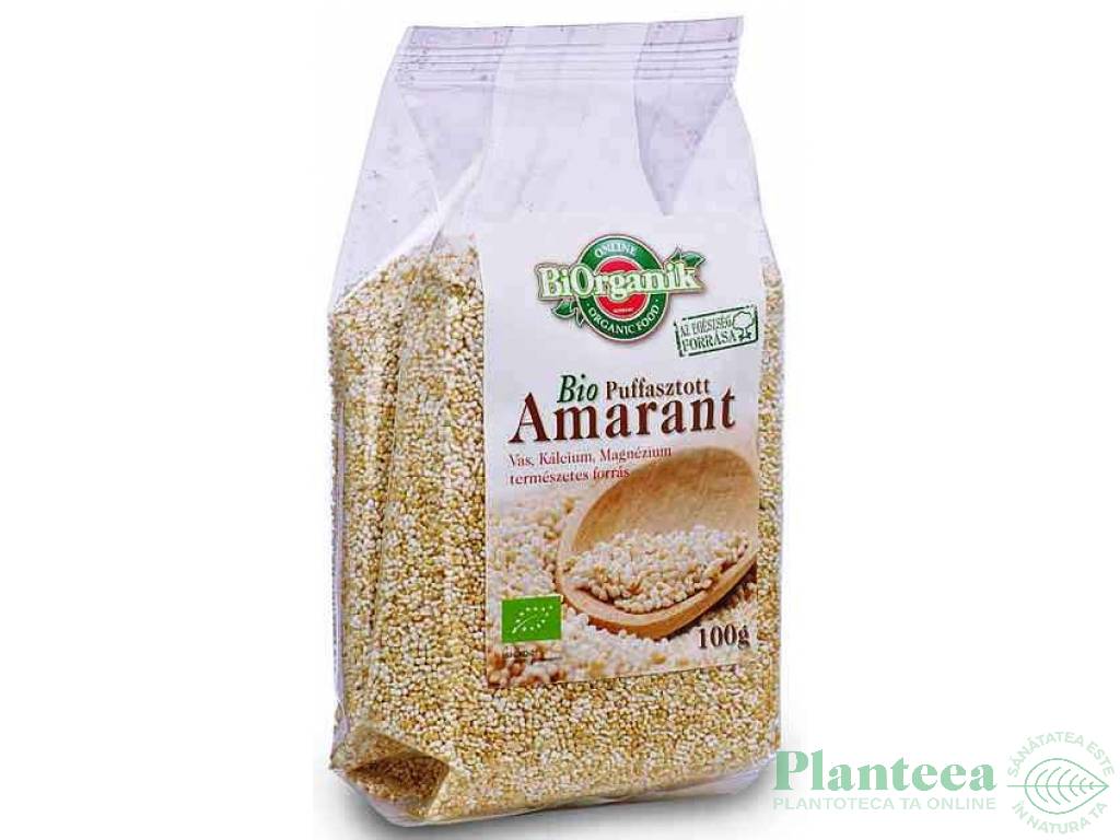 Amarant expandat boabe eco 100g - BIORGANIK