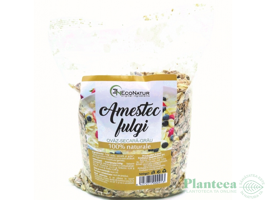 Fulgi 3cereale integrale 500g - ECONATUR