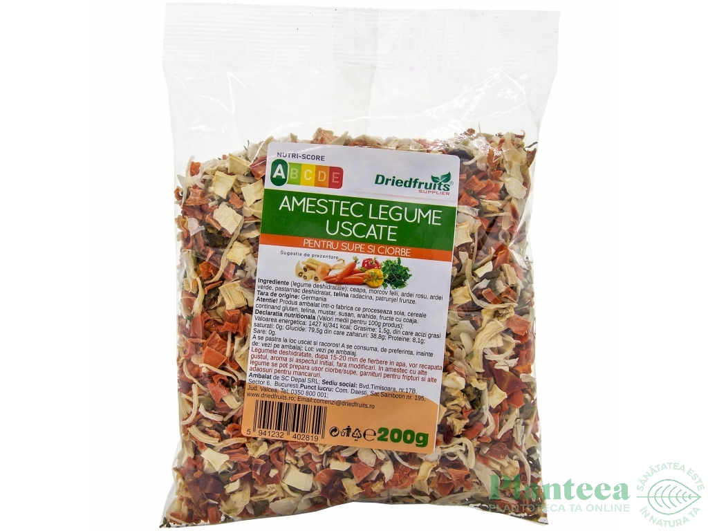 Amestec legume deshidratate pt supe ciorbe 200g - DRIED FRUITS