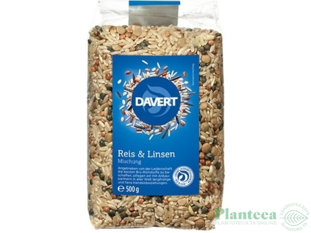 Melanj orez lung linte boabe eco 500g - DAVERT