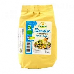 Mix seminte in auriu grau macinate Biomelin eco 200g - PRIMEAL