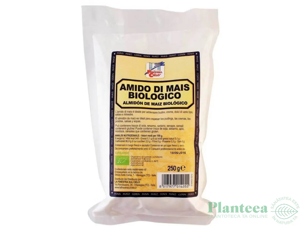 Amidon porumb eco 250g - LA FINESTRA SUL CIELO