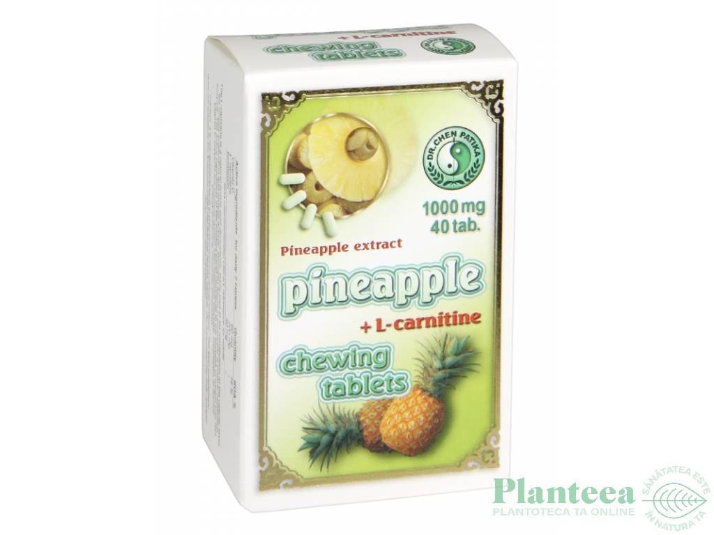 Ananas L carnitina 1000mg 40cp - DR CHEN PATIKA