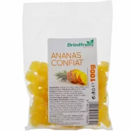 Ananas confiat cuburi 100g - DRIED FRUITS