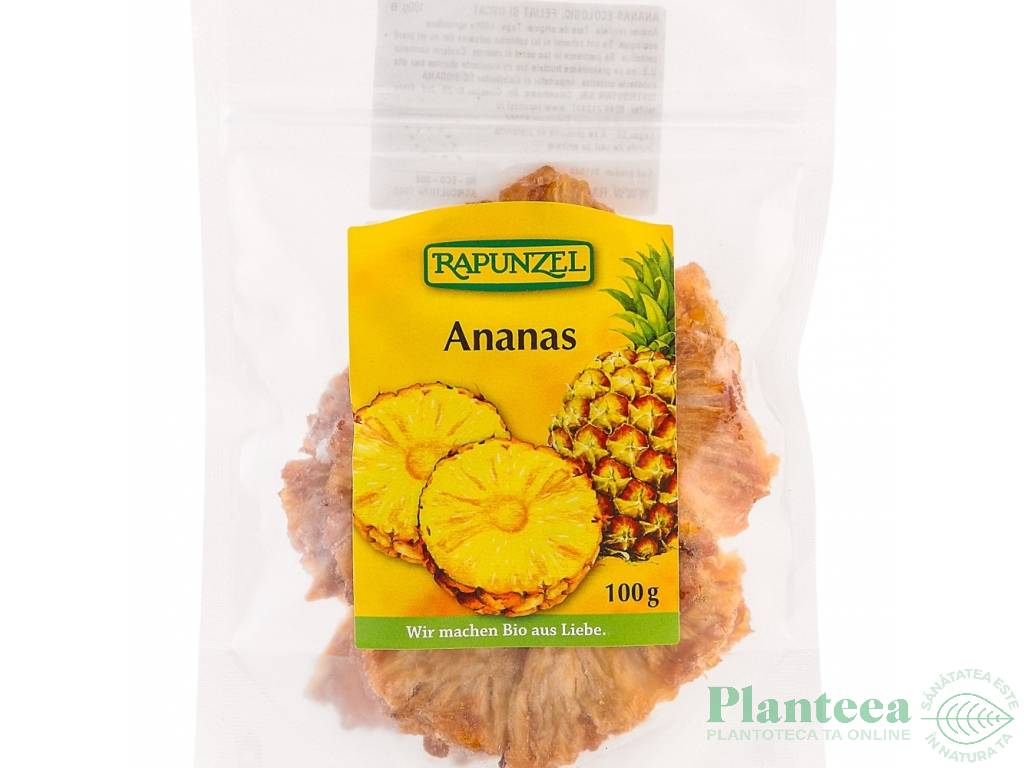 Ananas uscate eco 100g - RAPUNZEL