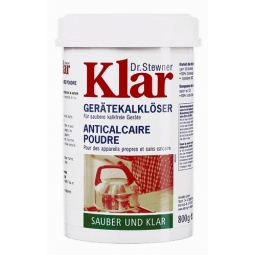 Detartrant praf anticalcar aparate 800g - KLAR