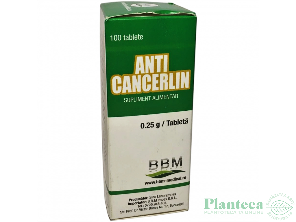 Anticancerlin 100cp - SINO LABORATORIES