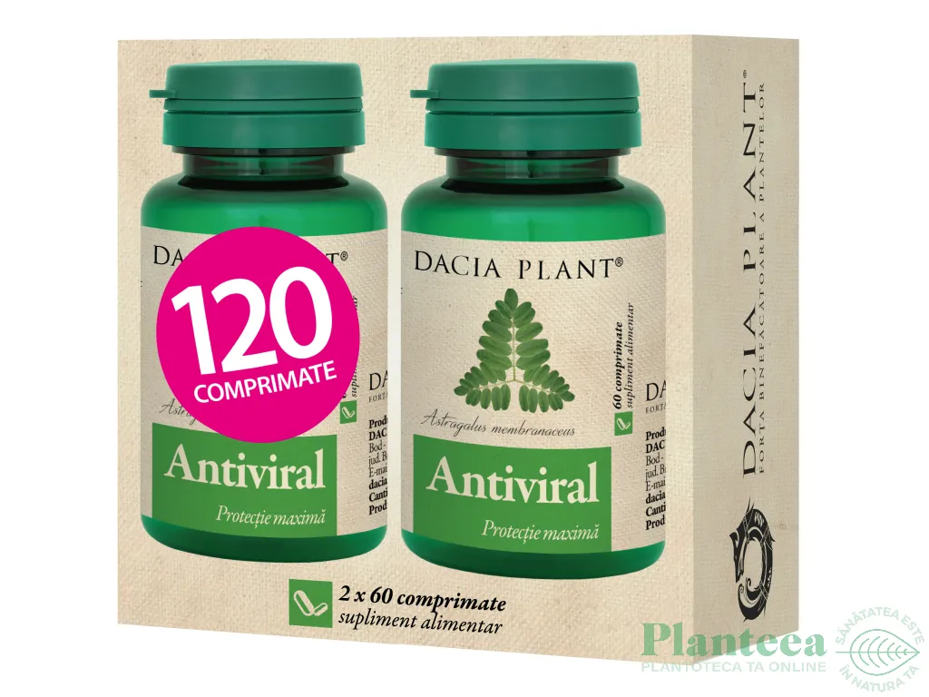 Pachet AntiViral 2x60cp - DACIA PLANT