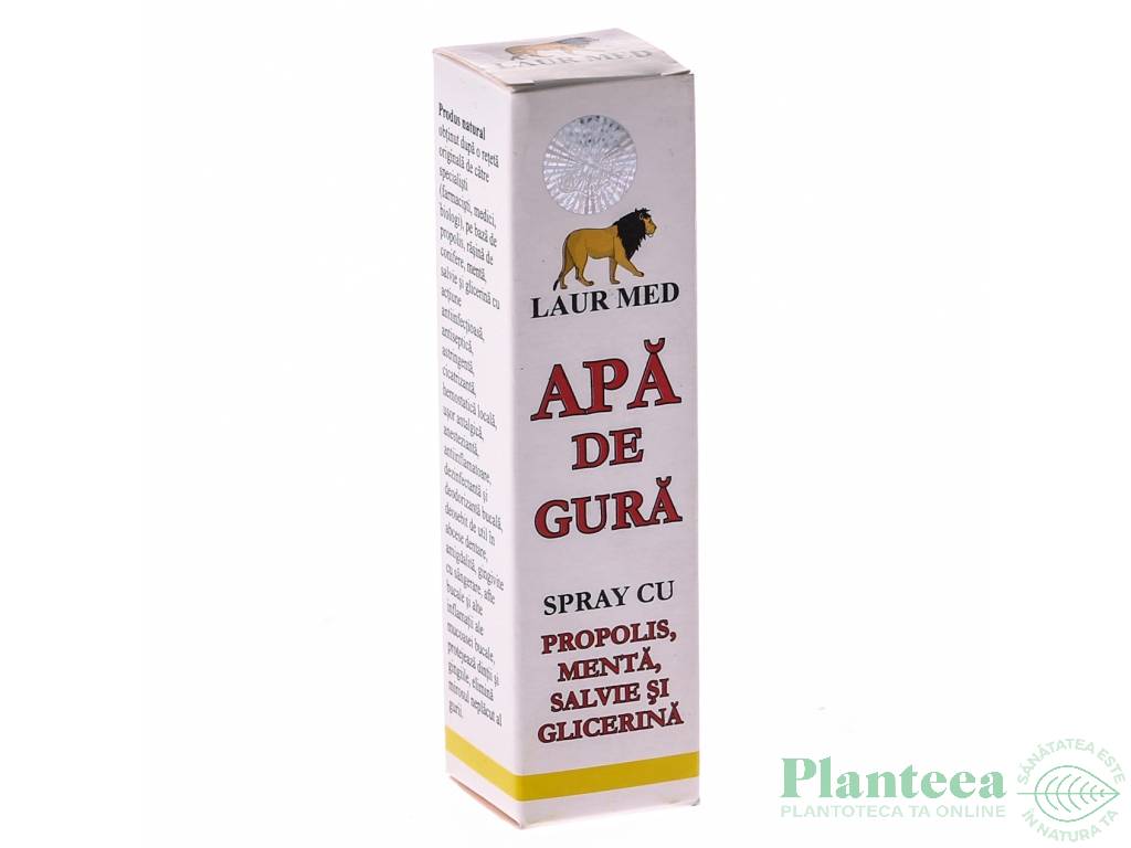 Apa gura propolis menta salvie spray 30ml - LAUR MED