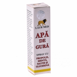 Apa gura propolis menta salvie spray 30ml - LAUR MED