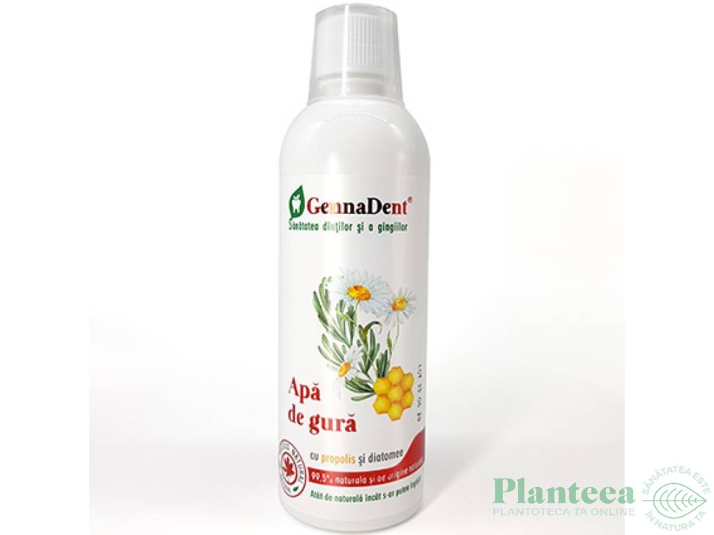 Apa gura propolis diatomee GennaDent 500ml - VIVA NATURA