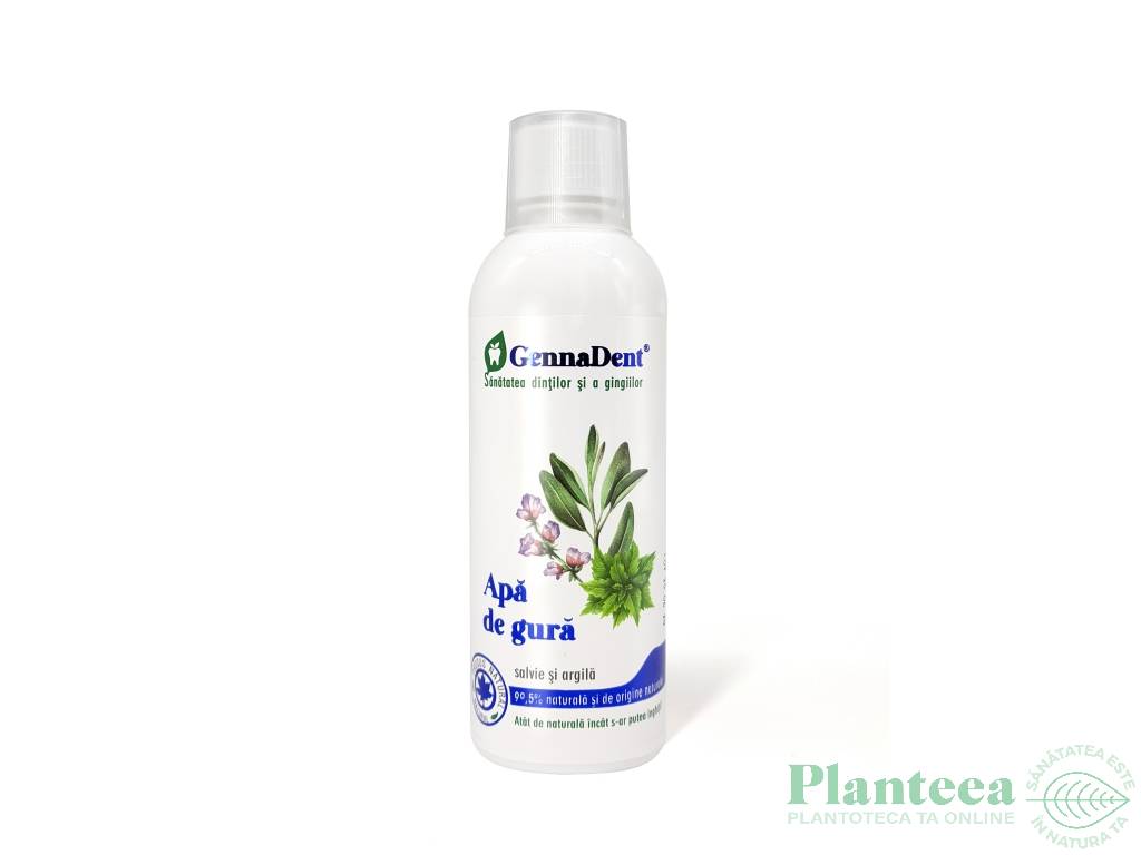 Apa gura salvie argila GennaDent 500ml - VIVA NATURA