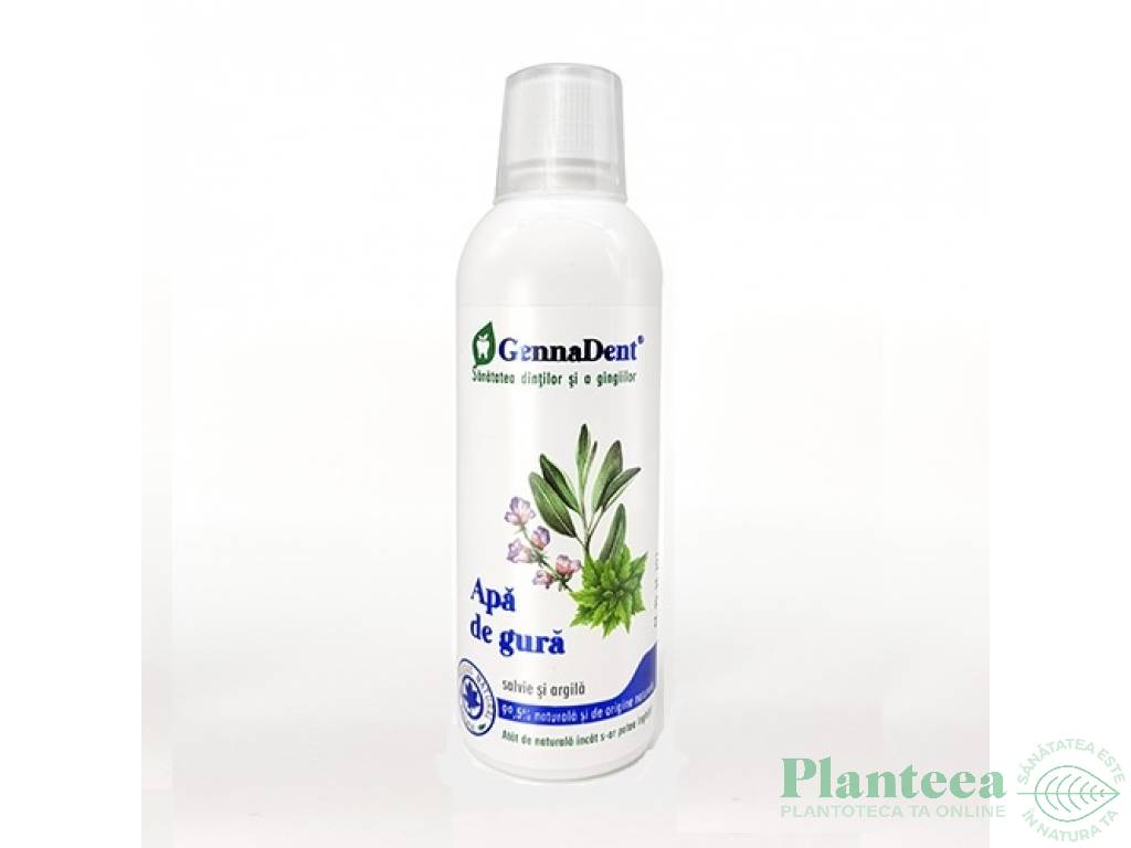 Apa gura salvie argila GennaDent 45ml - VIVA NATURA