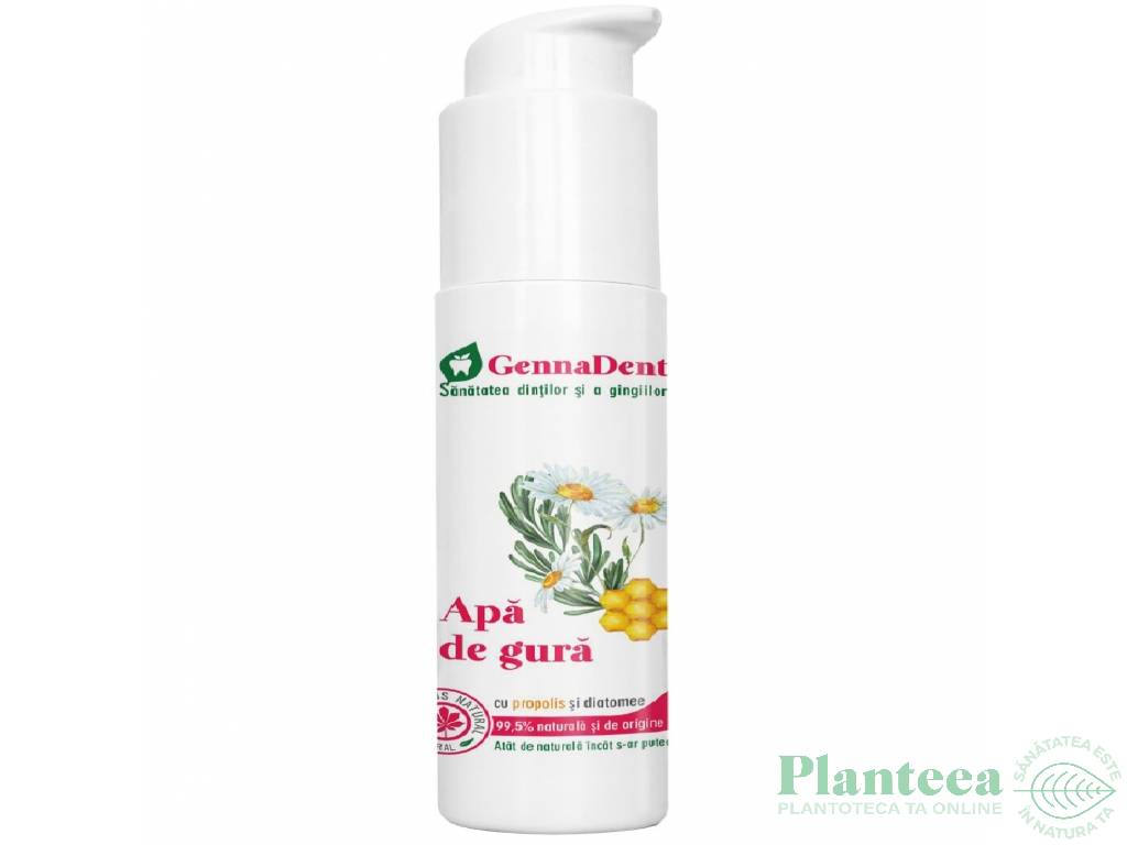 Apa gura propolis diatomee GennaDent 45ml - VIVA NATURA