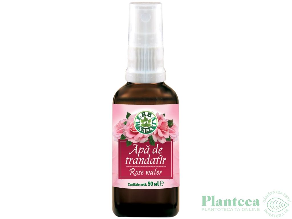 Apa florala trandafiri spray 50ml - HERBAL SANA