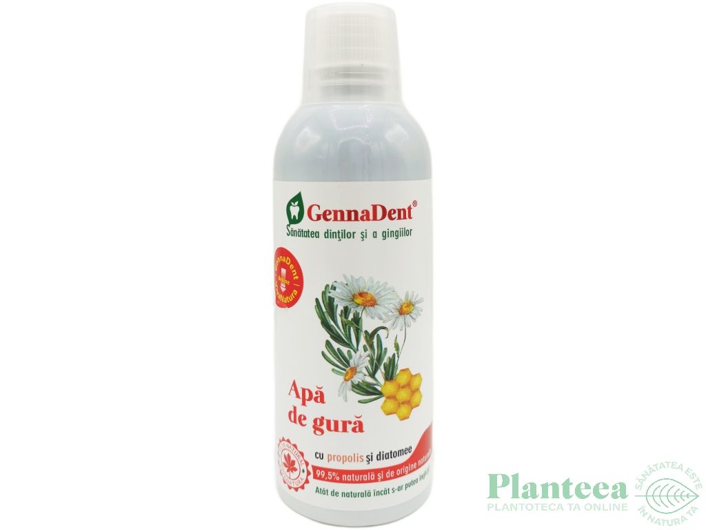 Apa gura propolis diatomee GennaDent 500ml - VIVA NATURA