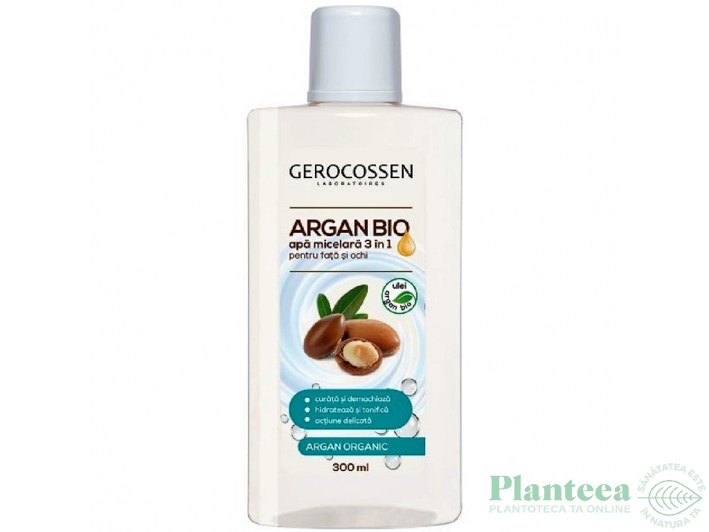 Apa micelara 3in1 fata ochi Argan Bio 300ml - GEROCOSSEN