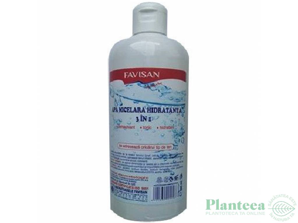 Apa micelara hidratanta 3in1 500ml - FAVISAN