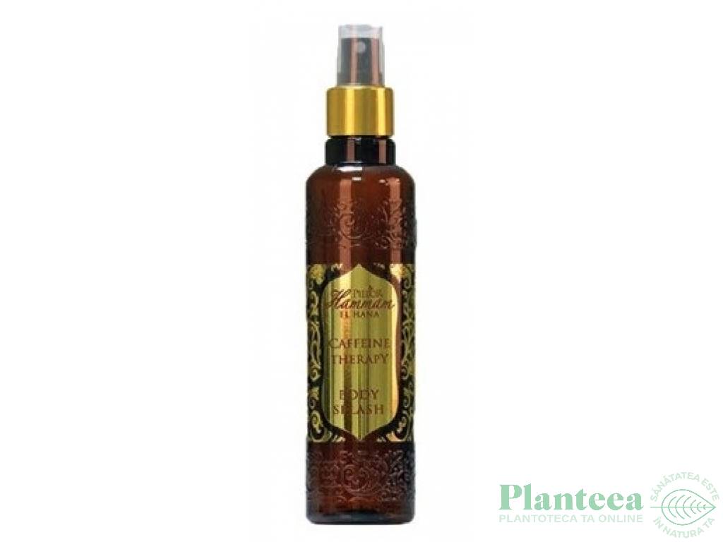 Spray corp parfumat ulei argan Caffeine Therapy 200ml - HAMMAM EL HANA