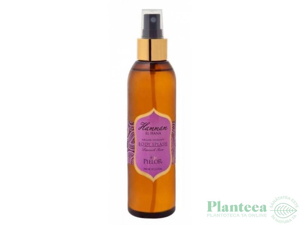 Spray corp parfumat ulei argan Damask Rose 200ml - HAMMAM EL HANA