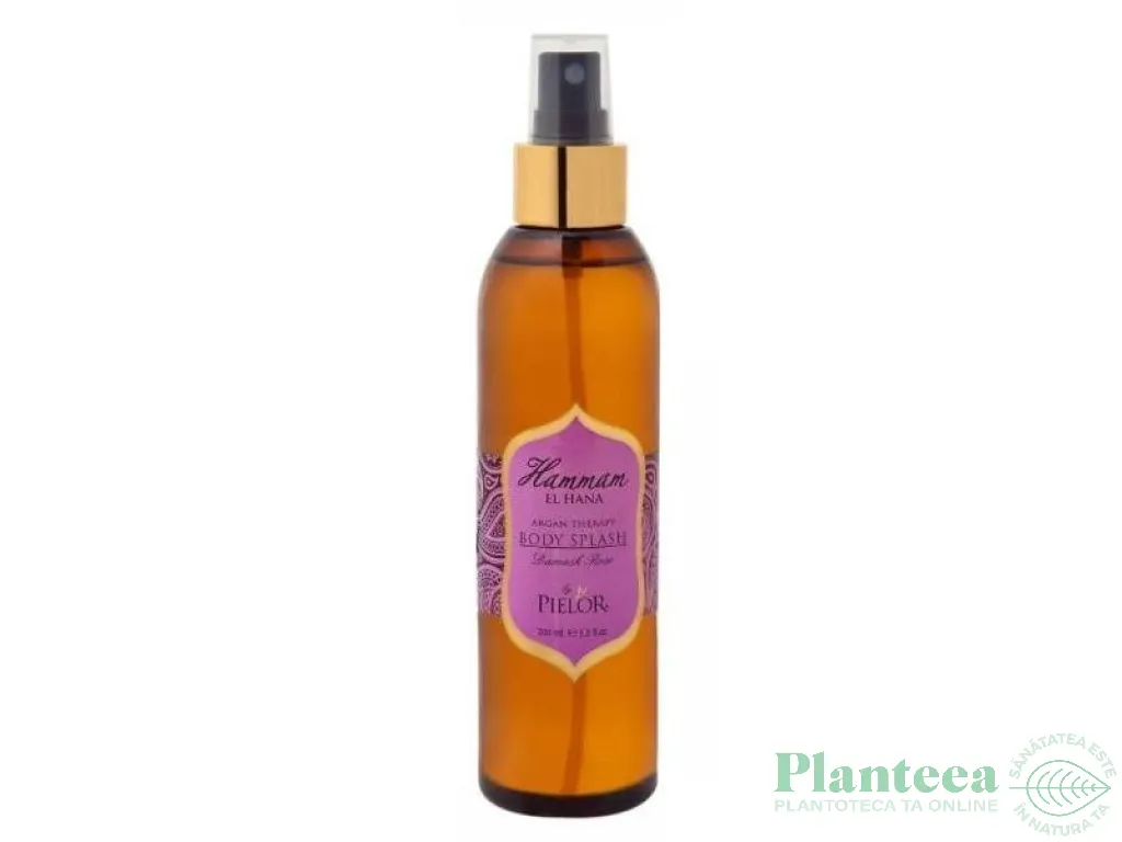 Spray corp parfumat ulei argan Damask Rose 200ml - HAMMAM EL HANA
