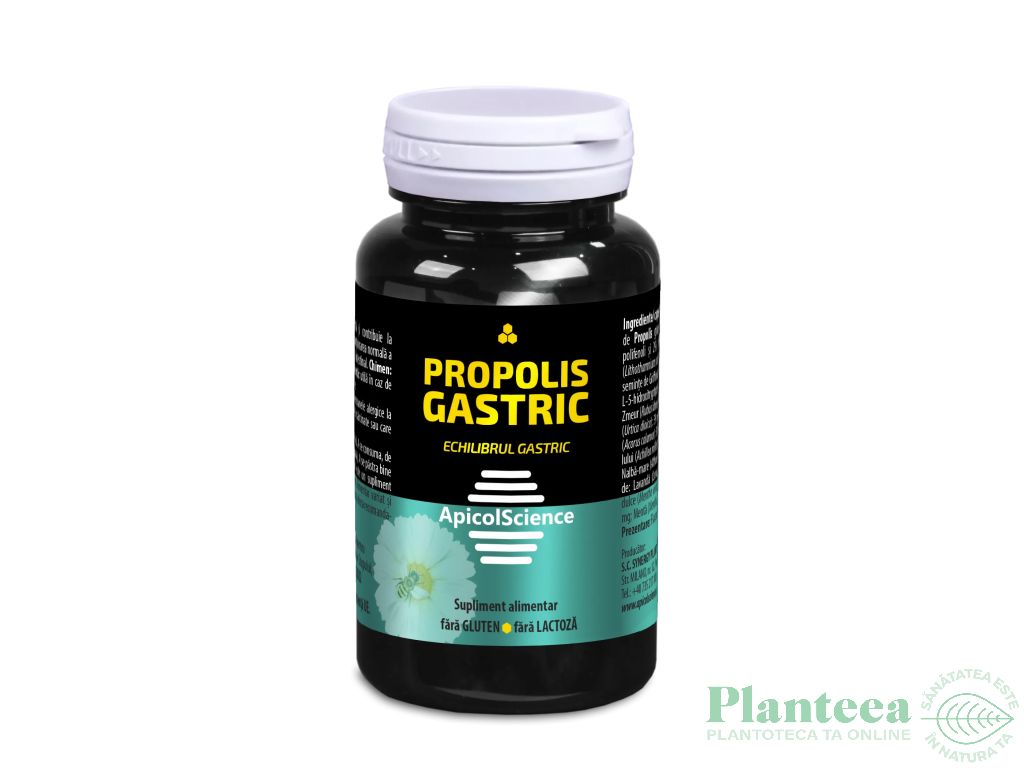 Propolis Gastric echilibru gastric 60cps - APICOL SCIENCE