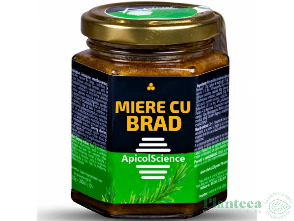 Miere cu brad 225g - APICOL SCIENCE