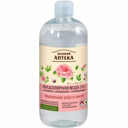 Apa micelara 3in1 trandafir salbatic bumbac 500ml - ZELENAYA APTEKA