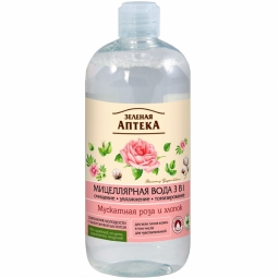 Apa micelara 3in1 trandafir salbatic bumbac 500ml - ZELENAYA APTEKA