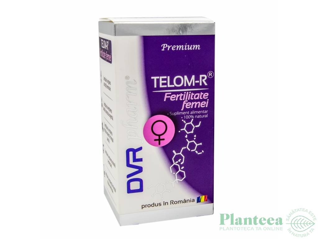 Telom R Fertilitate femei 120cps - DVR PHARM