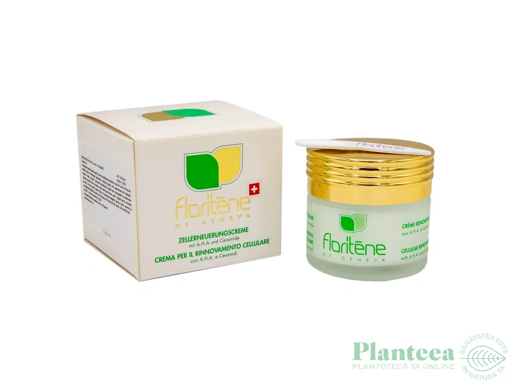 Crema renovatoare celulara AHA ceramide 50ml - FLORITENE
