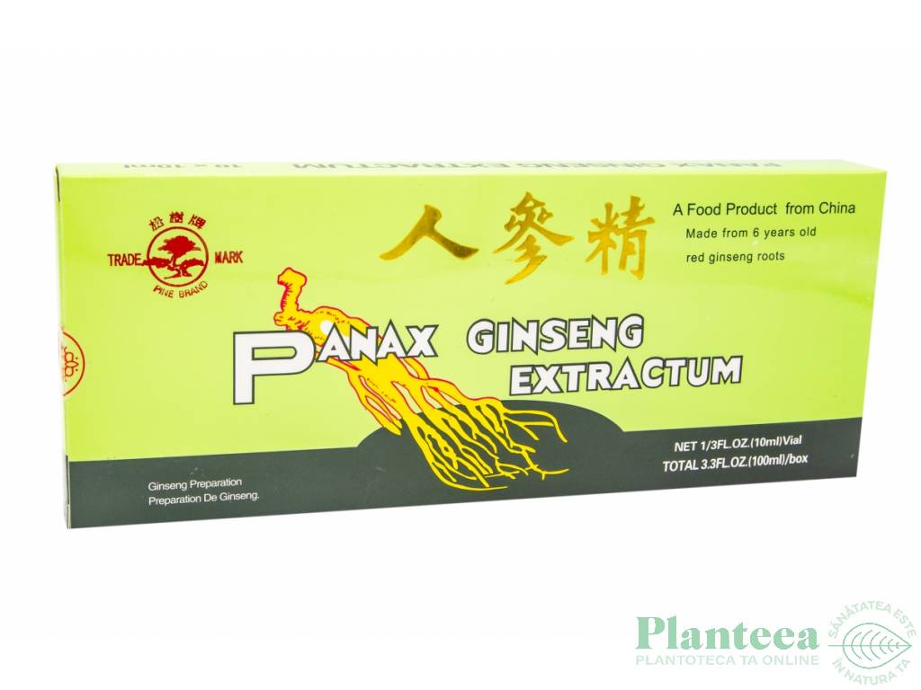 Panax ginseng fara alcool 10fl - PINE BRAND