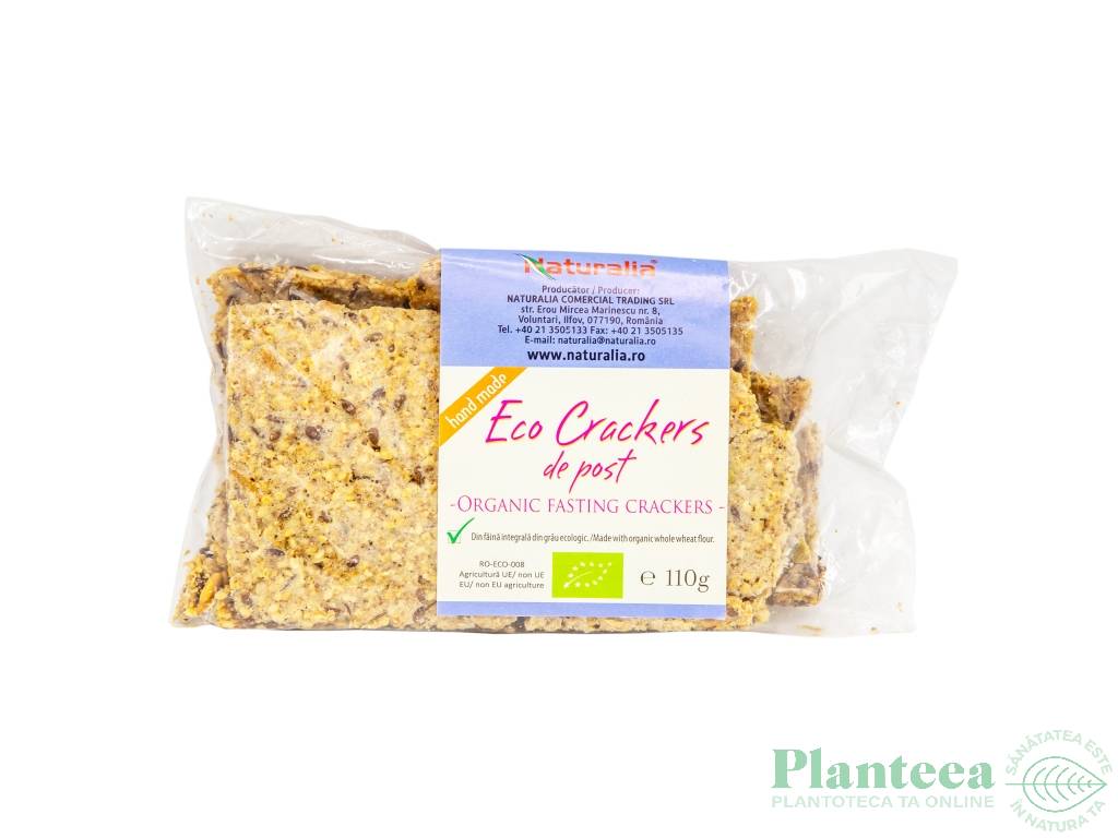 Crackers vegani de post eco 110g - NATURALIA