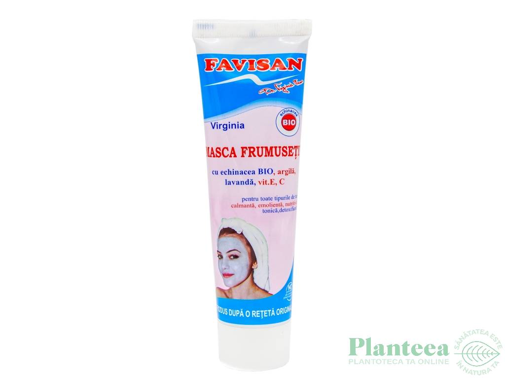 Masca frumusetii echinaceea argila Virginia 100ml - FAVISAN