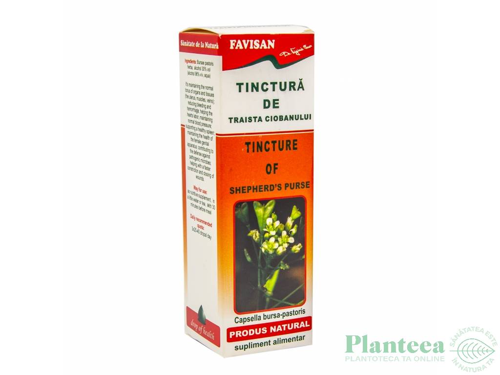 Tinctura traista ciobanului 50ml - FAVISAN